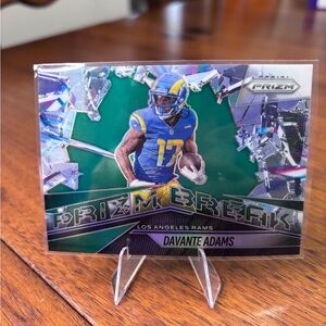 Panini Prizm Davante Adams Prizm Break Football Card Rams